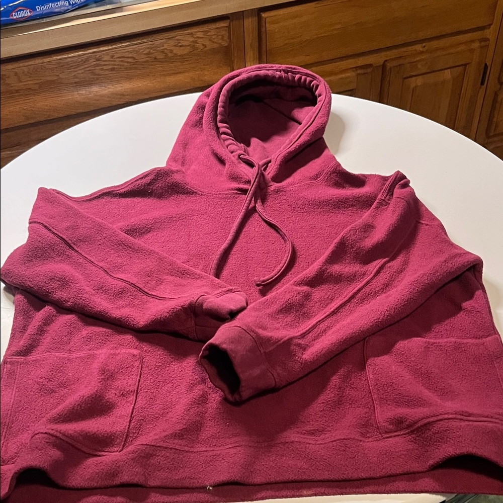 Women's Burgundy Hoodie